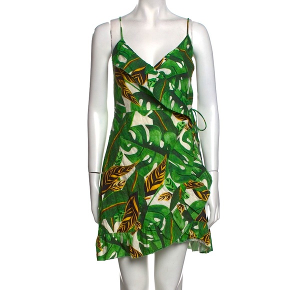 FARM Rio Max Amazonia Wrap Summer Dress Size XS - Picture 1 of 6